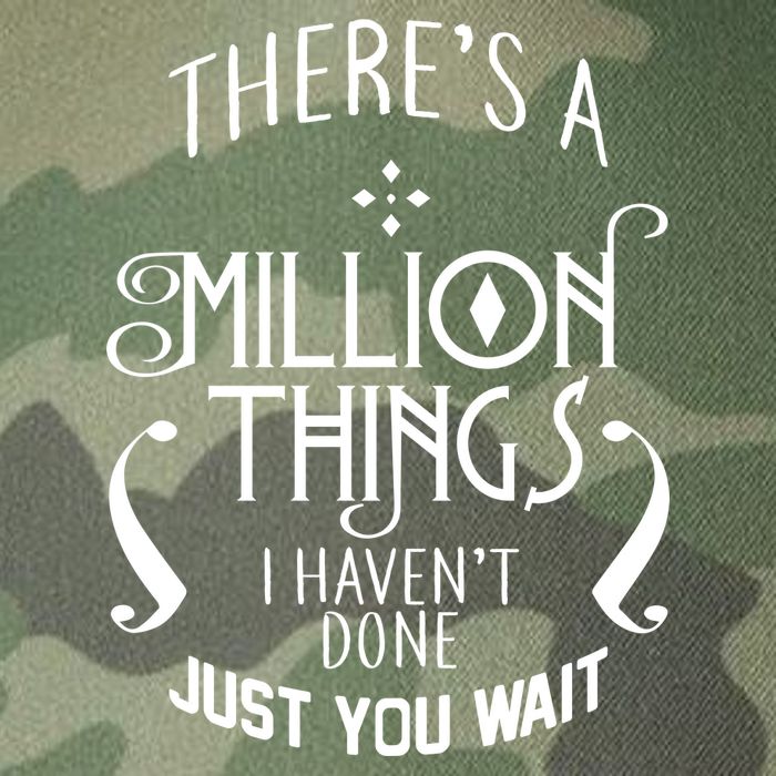 There's A Million Things I Haven't Done You Just Wait Legacy Tie Dye Trucker Hat