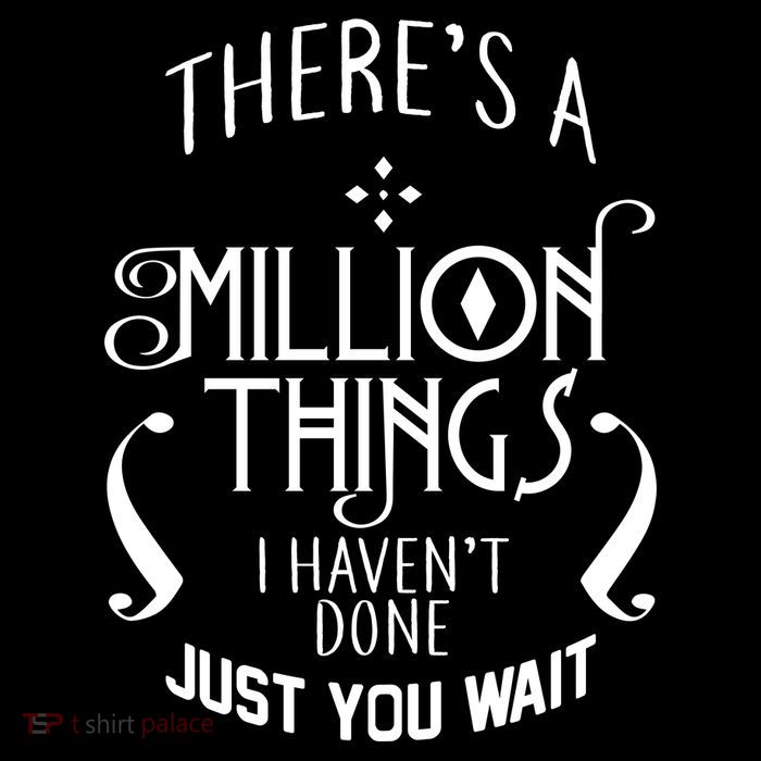 There's A Million Things I Haven't Done You Just Wait Youth Performance Sprint T-Shirt