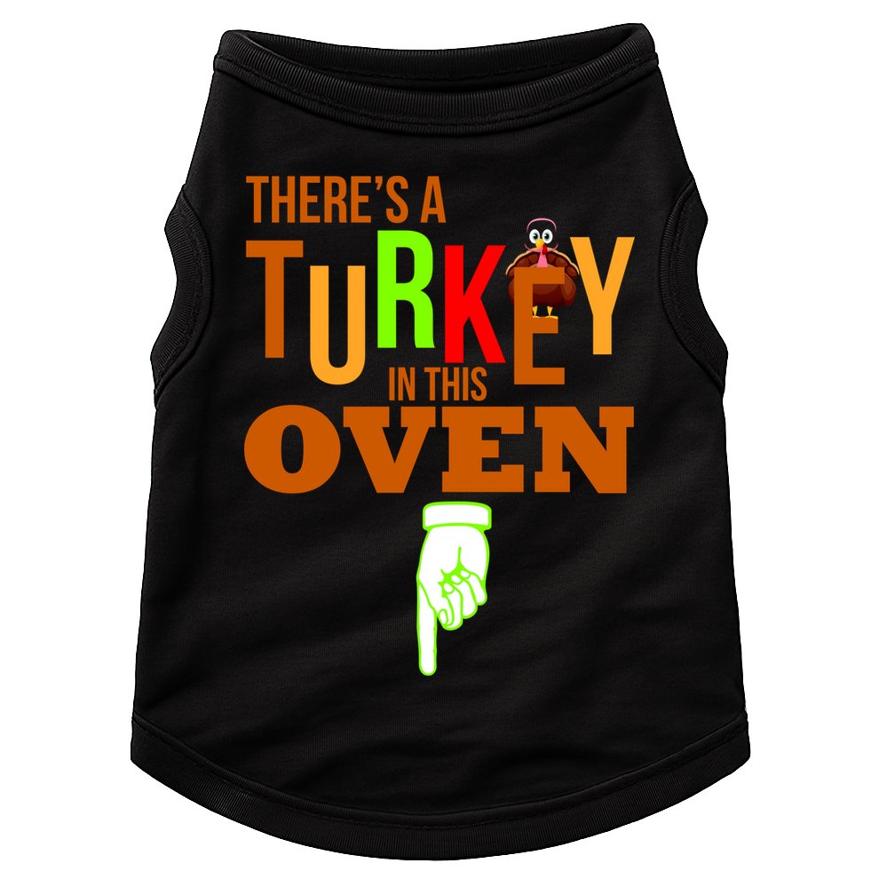 There's A Turkey In This Oven Doggie Tank