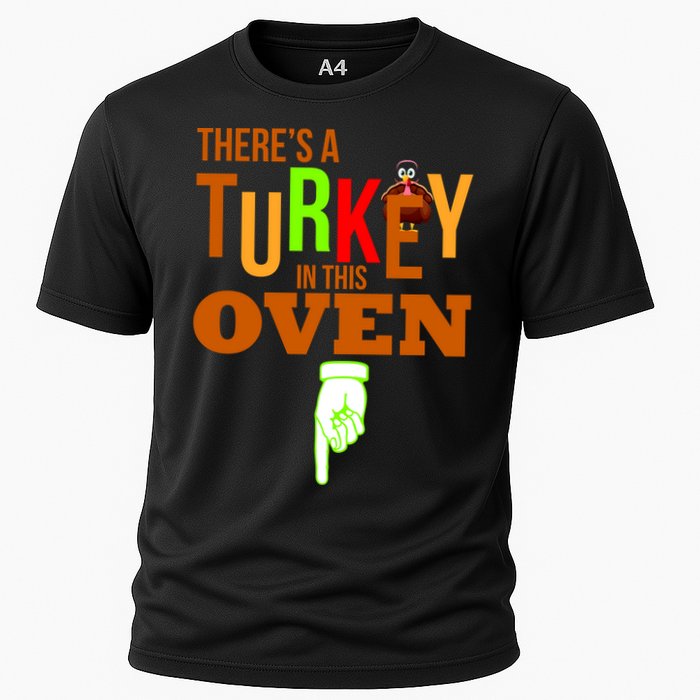There's A Turkey In This Oven Cooling Performance Crew T-Shirt