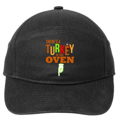 There's A Turkey In This Oven 7-Panel Snapback Hat