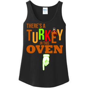 There's A Turkey In This Oven Ladies Essential Tank