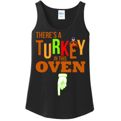 There's A Turkey In This Oven Ladies Essential Tank