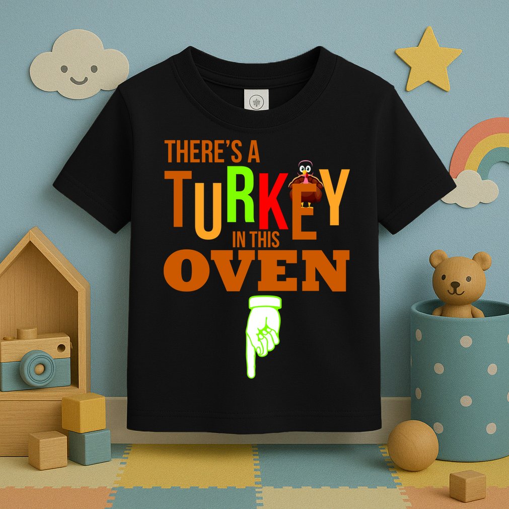 There's A Turkey In This Oven Toddler T-Shirt