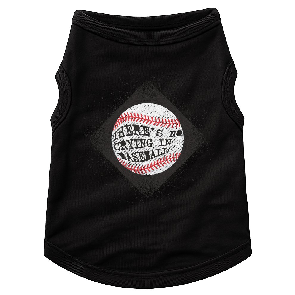 There's No Crying In Baseball Doggie Tank