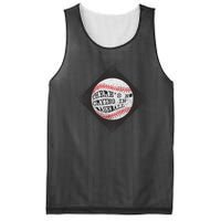 There's No Crying In Baseball Mesh Reversible Basketball Jersey Tank