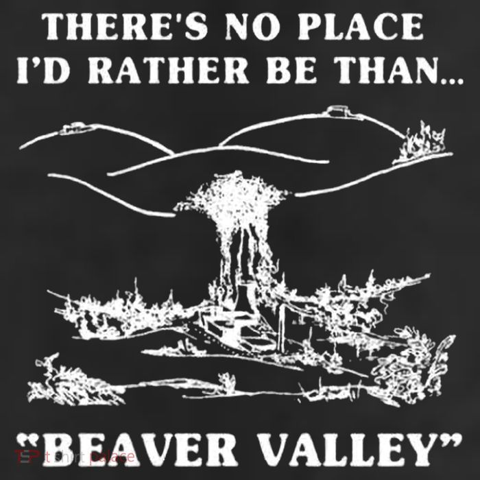 There's No Place I'd Rather Be Than Beaver Valley 11oz C Handle Ceramic Mug