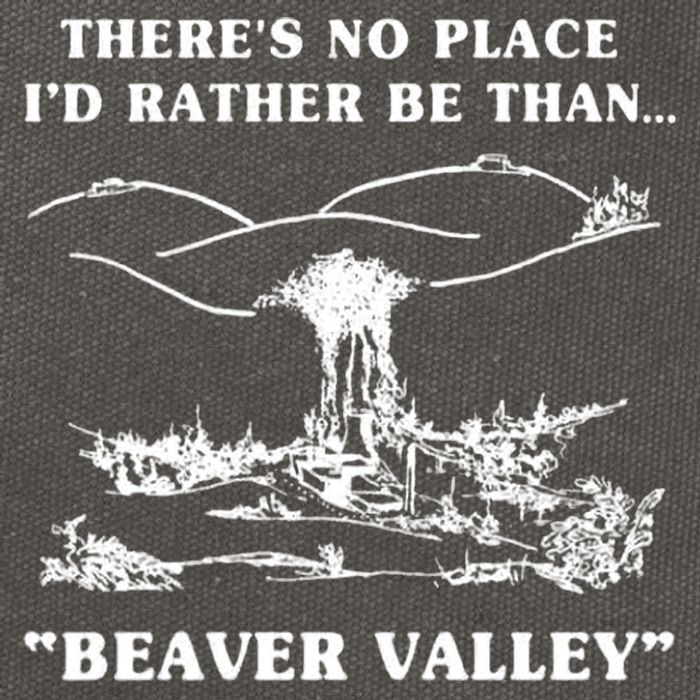 There's No Place I'd Rather Be Than Beaver Valley Cotton Canvas Backpack