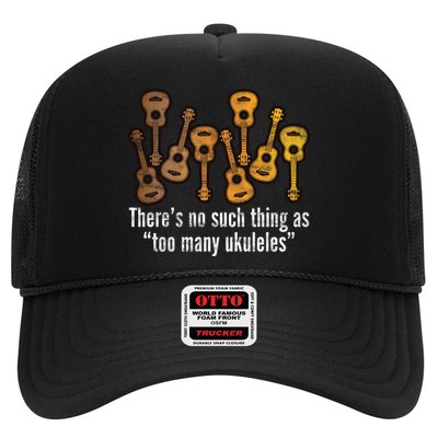 There's No Such Things As To Many Ukuleles Trucker Hat