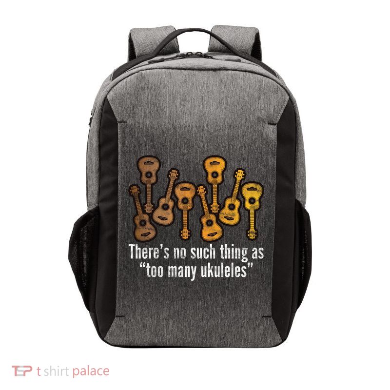 There's No Such Things As To Many Ukuleles Vector Backpack
