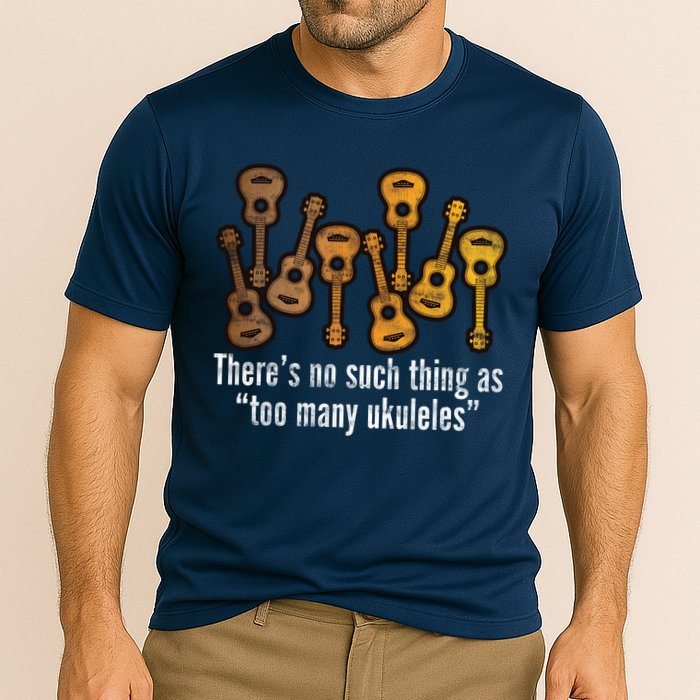 There's No Such Things As To Many Ukuleles Performance Shirt