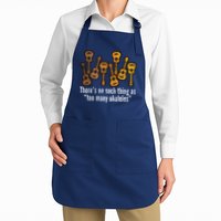 There's No Such Things As To Many Ukuleles Apron
