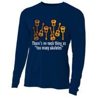 There's No Such Things As To Many Ukuleles Cooling Performance Long Sleeve Crew