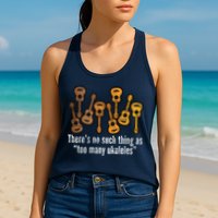 There's No Such Things As To Many Ukuleles Womens Tank Top
