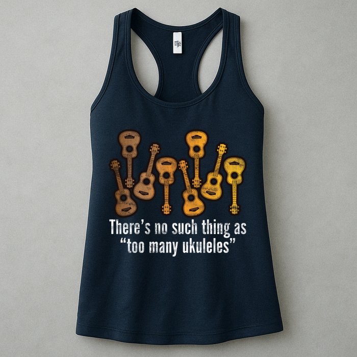 There's No Such Things As To Many Ukuleles Womens Tank Top