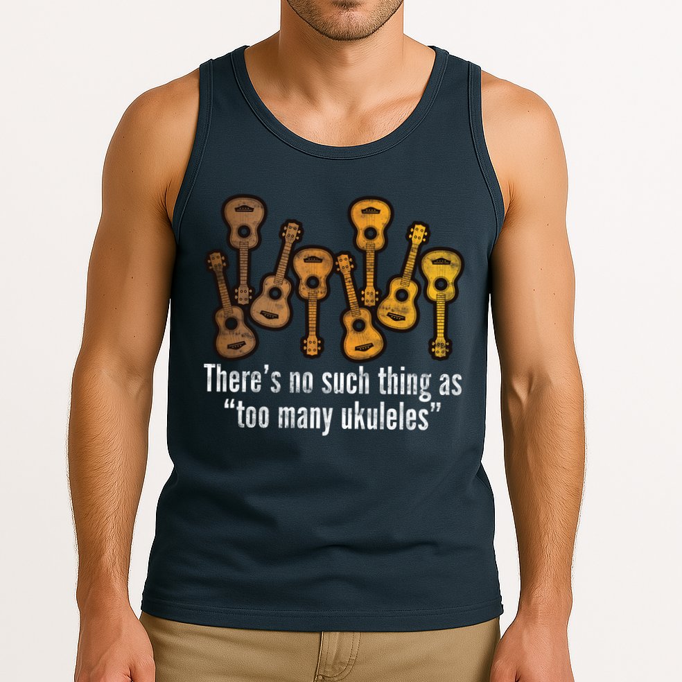 There's No Such Things As To Many Ukuleles Tank Top