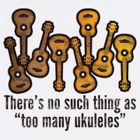 There's No Such Things As To Many Ukuleles Garment-Dyed Sweatshirt