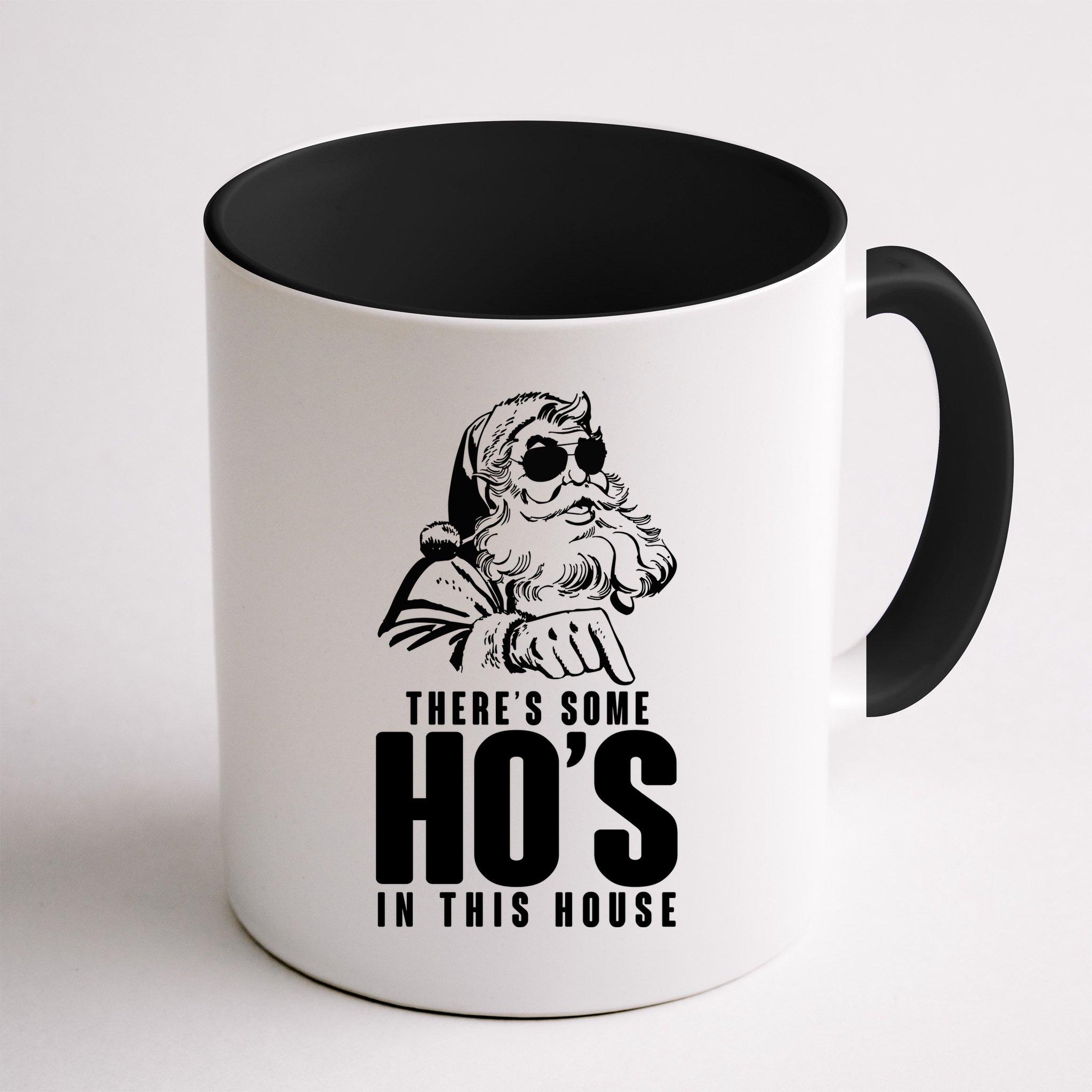 There's Some Ho's In This House Funny Vintage Christmas Mug
