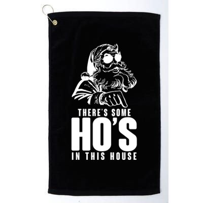 There's Some Ho's In This House Funny Vintage Christmas Golf Towel