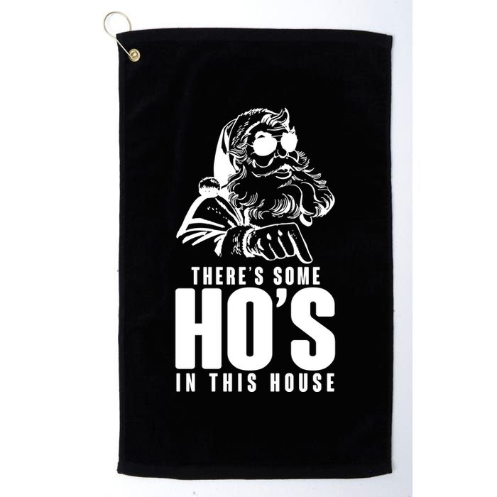 There's Some Ho's In This House Funny Vintage Christmas Golf Towel