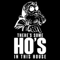 There's Some Ho's In This House Funny Vintage Christmas Visor