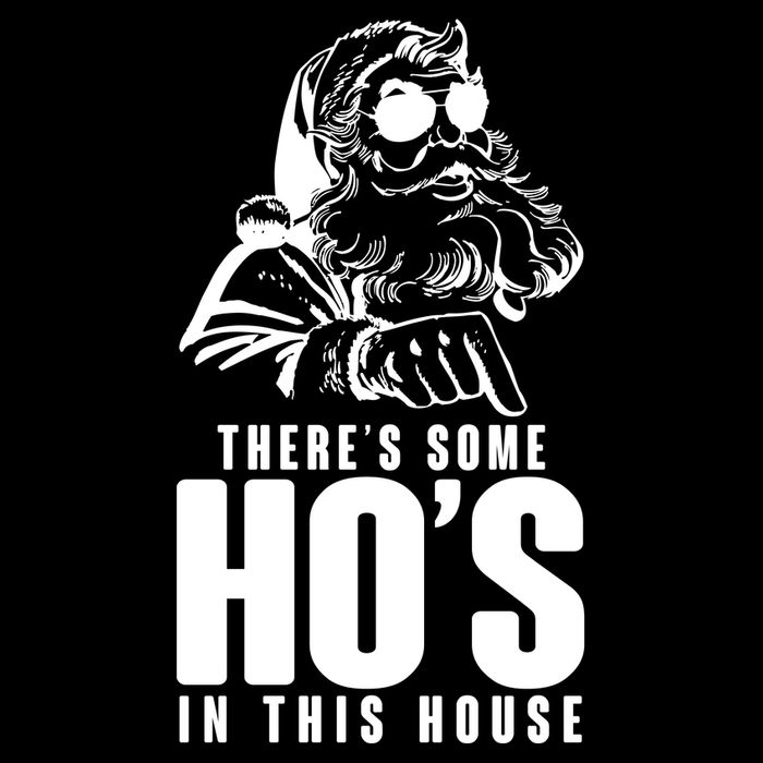 There's Some Ho's In This House Funny Vintage Christmas Visor
