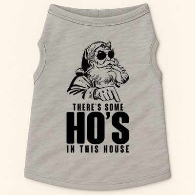 There's Some Ho's In This House Funny Vintage Christmas Doggie Tank