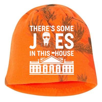 There's Some Joes In This White House President Joe Biden Kati - Camo Knit Beanie