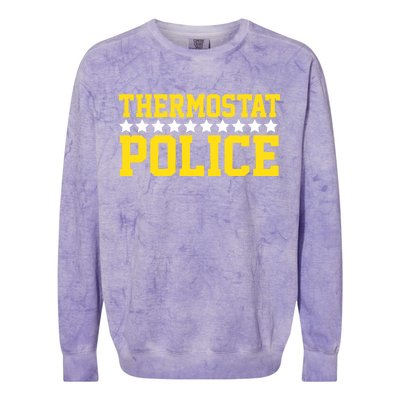 Thermostat Police Colorblast Crewneck Sweatshirt