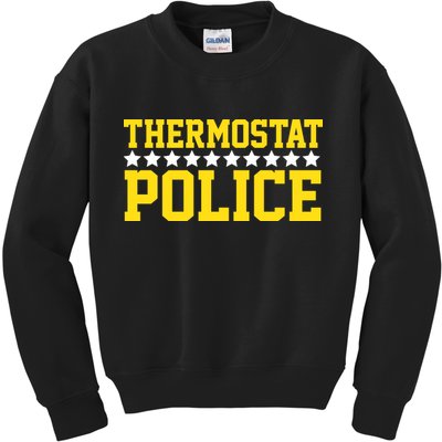 Thermostat Police Kids Sweatshirt