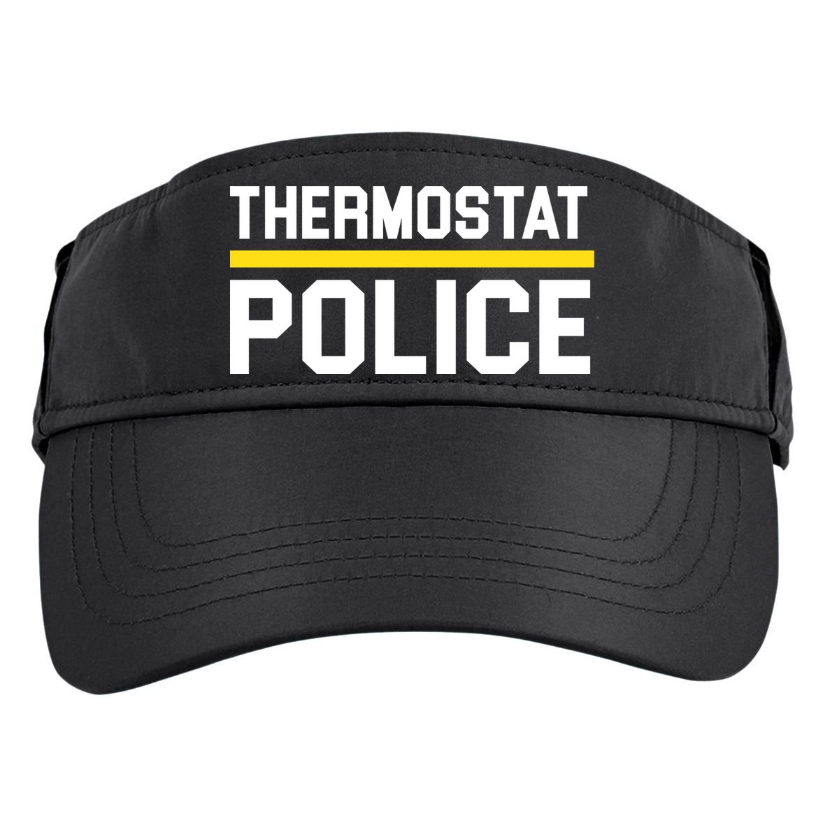 Thermostat Police Logo Adult Drive Performance Visor
