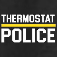 Thermostat Police Logo Adult Drive Performance Visor