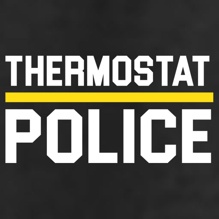 Thermostat Police Logo Adult Drive Performance Visor