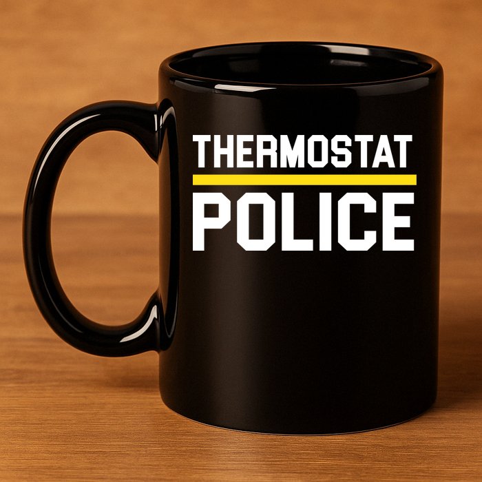 Thermostat Police Logo 11oz C Handle Ceramic Mug