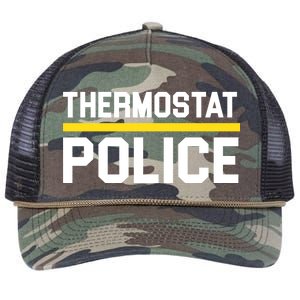 Thermostat Police Logo Retro Rope Trucker Hat Cap