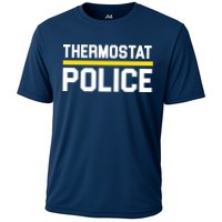 Thermostat Police Logo Cooling Performance Crew T-Shirt