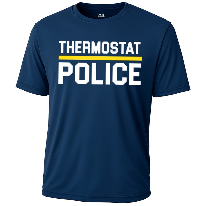 Thermostat Police Logo Cooling Performance Crew T-Shirt