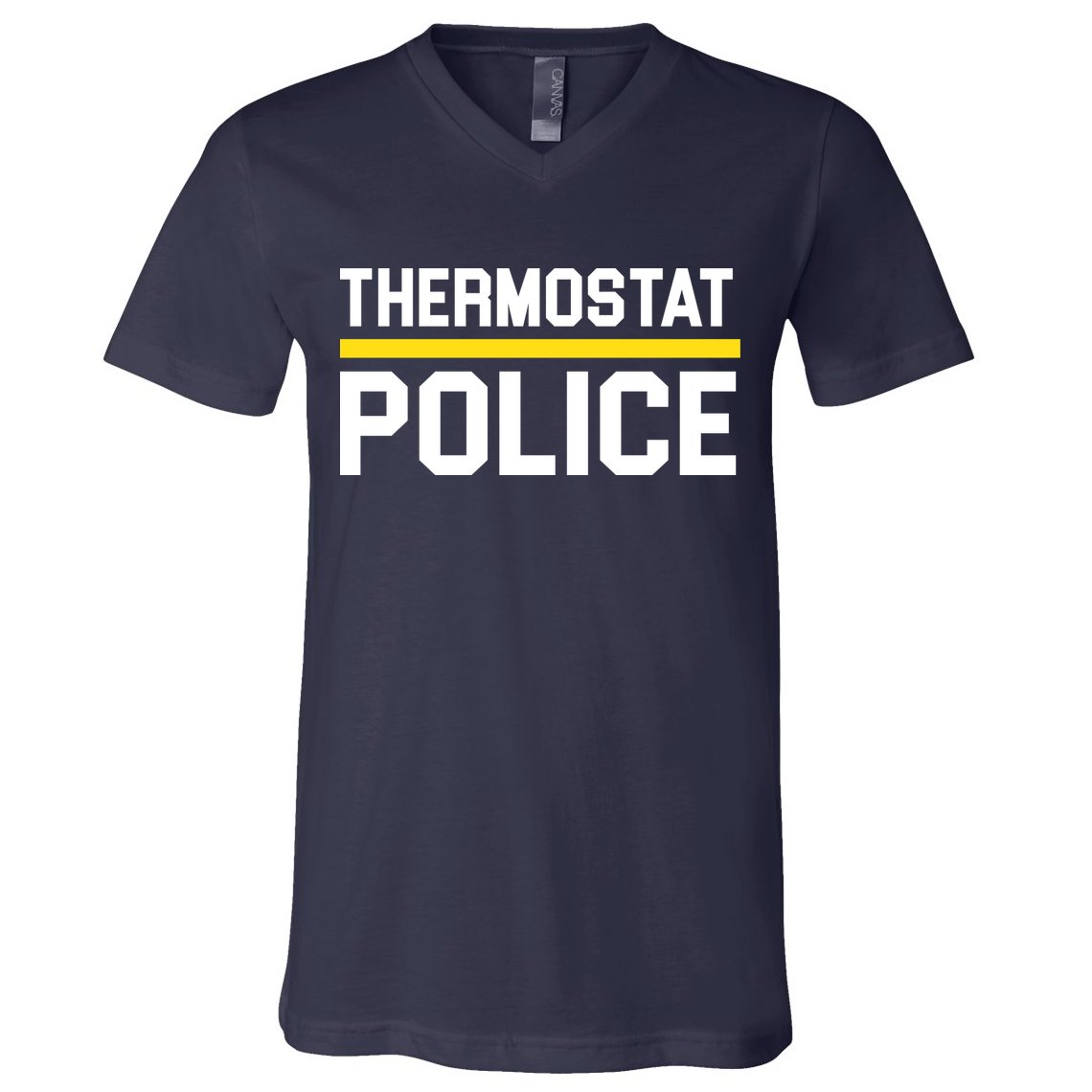 Thermostat Police Logo V-Neck T-Shirt