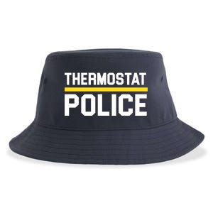 Thermostat Police Logo Sustainable Bucket Hat