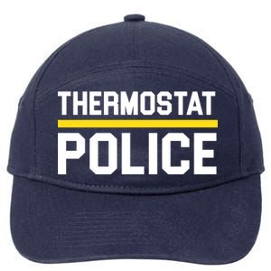 Thermostat Police Logo 7-Panel Snapback Hat