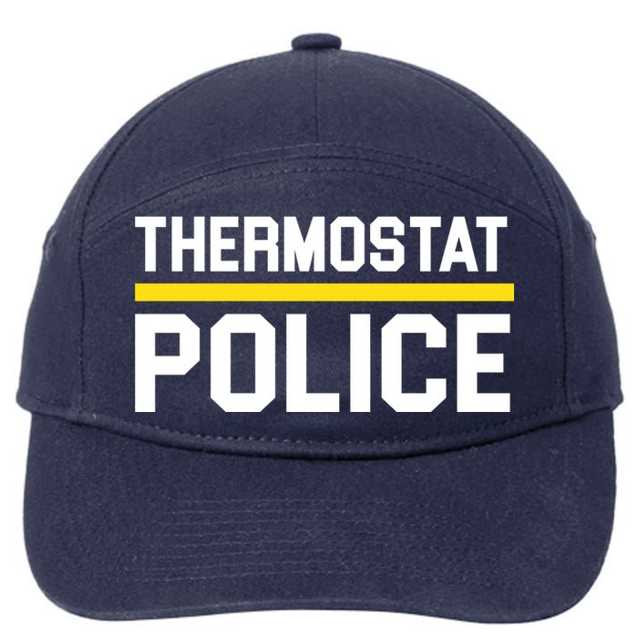 Thermostat Police Logo 7-Panel Snapback Hat