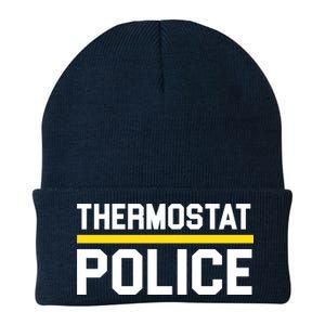 Thermostat Police Logo Knit Cap Winter Beanie