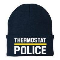 Thermostat Police Logo Knit Cap Winter Beanie