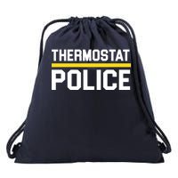 Thermostat Police Logo Drawstring Bag