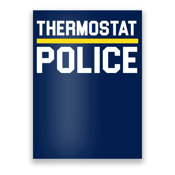 Thermostat Police Logo Poster