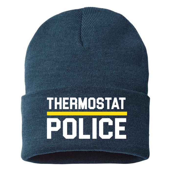 Thermostat Police Logo Sustainable Knit Beanie