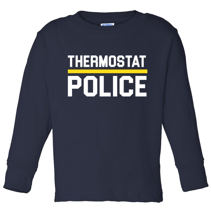 Thermostat Police Logo Toddler Long Sleeve Shirt