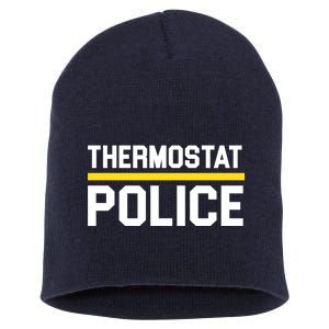 Thermostat Police Logo Short Acrylic Beanie