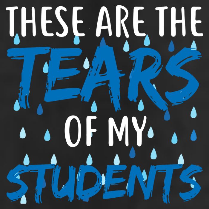 These Are The Tears of my Students 7 Panel Mesh Trucker Snapback Hat