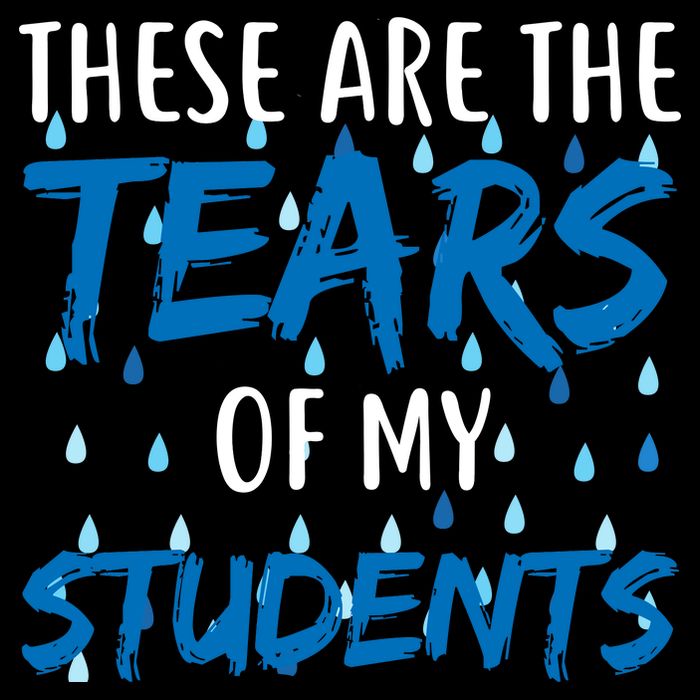 These Are The Tears of my Students 16 in Basic Backpack